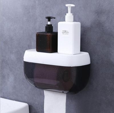 China Practical Multifunctional Plastic Hot Sales Toilet Salon Tissue Box Holder for sale