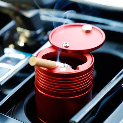 China Vehicle Natural Stone Smokeless Cigarette Ashtray Car Ashtray Portable Cup Holder for sale