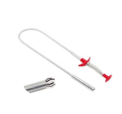 China Household Sundries Wholesale Manufacturers Sinuous Claw Steel Flexible Spring Pick Up Tool Flexible Grabber Long Reach Grabber for sale