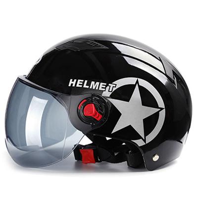 China Multicolor Motorcycle Helmet Scooter Bike Helmet Half Face Safety Crash Helmet Lightweight Anti-UV Bicycle Helmets Protect for sale