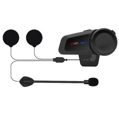 China Wireless Waterproof Ear Hook Group Intercom M2 Helmet BT Motorcycle Helmet BT Intercom BT Intercom Earpiece With FM Radio for sale