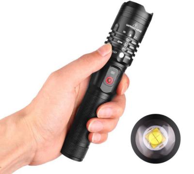 China Zoomable Led 1000 Lumens Recahargeble Led Usb Flashlight Lightweight Powerful Aluminum Waterproof Torches for sale