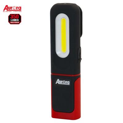 China Aurora Portable Rechargeable 350 Lumen Worklight Machine Rechargeable Lamp with Clip Hook Magnet for sale