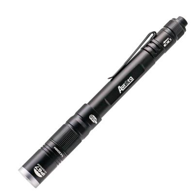 China Rechargeable Walking Pen Light Flashlight Hiking Camping Outdoor IP67 Waterproof with Pocket Clip 4-Zoomable Flash Light Pen for Inspection, Work, Repair for sale