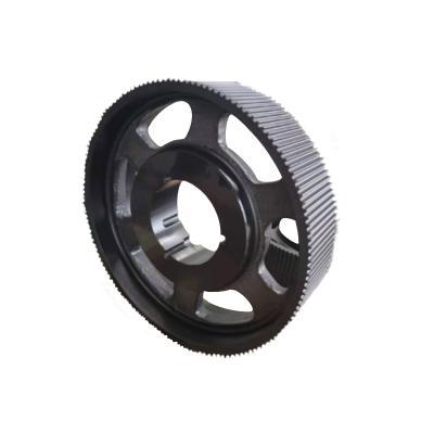 China Building Material Shops Cast Iron Transmission Shaft Synchro Pulley Shaft Spur Gear Shaft Large for sale