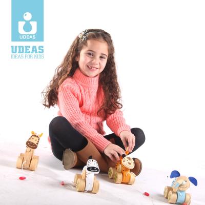 China Assembly Games For Children Udeas Early Learning Educational Toy Traction-Only Jingle Roller Montesori Toys For Children for sale