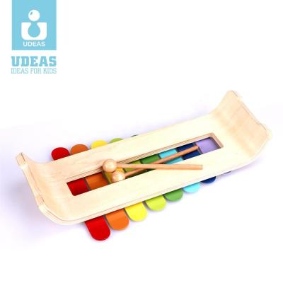 China Water Varnish Rainbow Music Xylophone Wooden Toys for sale