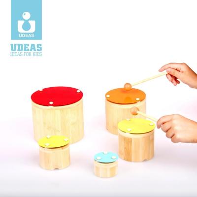 China Water Varnish High Quality Wooden Music Toys Xylophone Bamboo Music Toys for sale