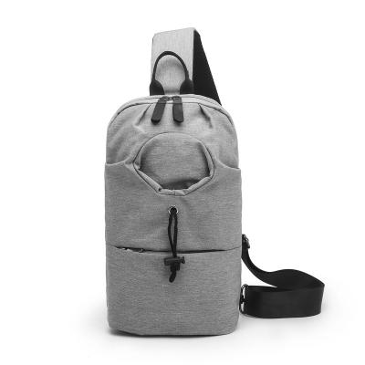 China Fashion Oxford Cloth Mens Chest Bag Bottle Holder Sling Bags For Men for sale