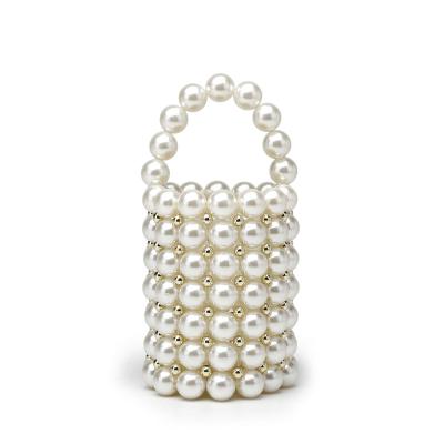 China Elegant Luxury Pearls Beaded Wedding Bridal Clutch Purse Ladies Evening Clutch Bag for sale