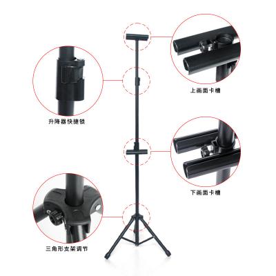 China Recyclable Double Sided Tripod Adjustable Poster Display Stand For Advertising for sale