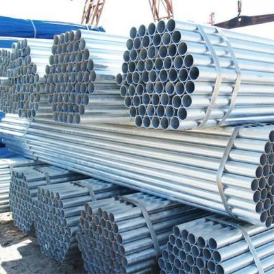 China Tubería de acero galvanizada de pared delgada para soldadura de suministro de agua Nsf-61 sumergida en caliente en venta