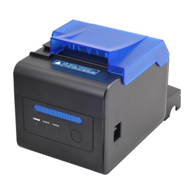 China Black High End 80mm Kitchen POS Thermal Receipt Printer With Built-in LED And Beeper for sale