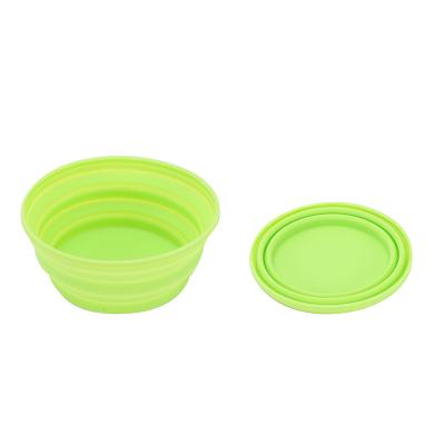 China Collapsible Silicone Bowl Dishwasher Safe Viable for Picnic, Travel, Camping, RV, Fridge and Microwave Bowls for sale