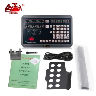 China DRO is used for mill/lathe/milling/cutting machines HXX multi-function counter for milling machine 2 axis digital readout dro GCS900-2D for sale