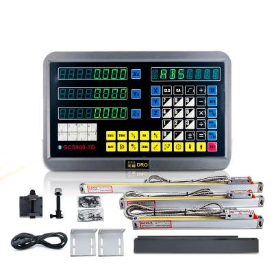 China Dro Digital Readout 3 Axes LCD Digital Display Dro With Magnetic Scale For Lathe Milling Machine 276*173*77 mm 296*195*70mm for sale