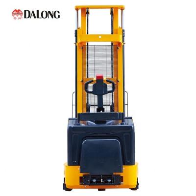 China Building Material Shops DALONG Stacker Electric Goods Lift 2t 3300mm With EPS Power Pallet Stacker For Warehouse for sale