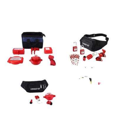 China Protable Portable Lockout Kit OEM Combination Safety Loto Locks Group Lockout Electric Tagout Kit for sale