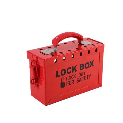 China Industrial Portable Plastic Box Padlock Loto 13 Lockout Lockout Tagout Kit Group Group Lockout Steel Box for sale