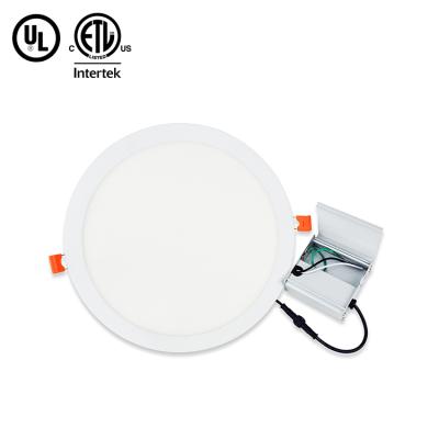 China 6/8 Inch Modern Slim LED Downlight With Junction Box Panel Dimmable 3000K Jbox Recessed Single Fixture Retrofit Install for sale