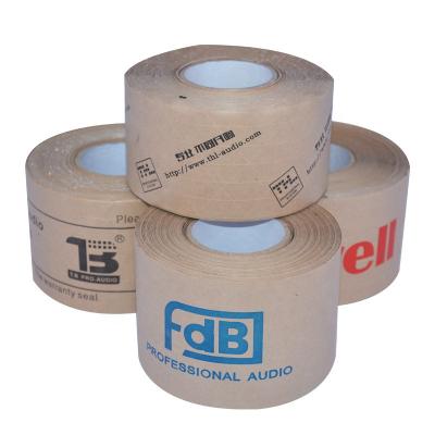 China Self Adhesive Kraft Paper Logo Heat Resistant Strong Bond Printing Tape for sale