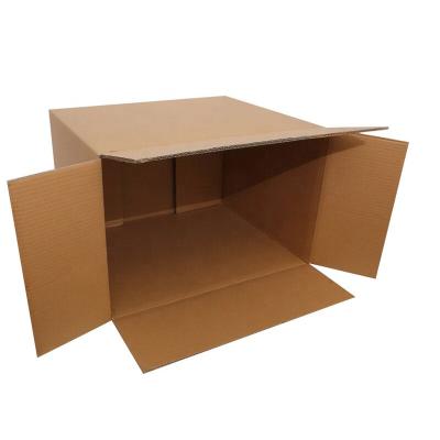 China Recycled Materials Customized Logo Printing Corrugated Cardboard Cardboard Boxes For Shipping And Moving for sale