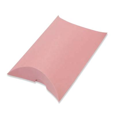 China High Quality Recycled Materials Pillow Box Towel Kraft Paper Pillow Packaging Box for sale