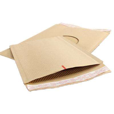 China Recyclable 100% Natural Recycled Kraft Paper Honeycomb Padded Envelopes Biodegradable Mailing Bags for sale