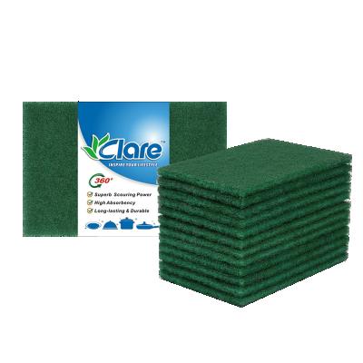 China Sustainable Household Home Kitchen Cleaning Heavy Duty Scouring Sponge Pad for sale