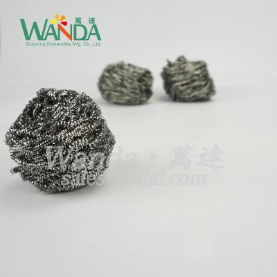 China Sustainable Scourer Stainless Steel Washing Plate Mesh Sponge Scourer Steel Wire for sale