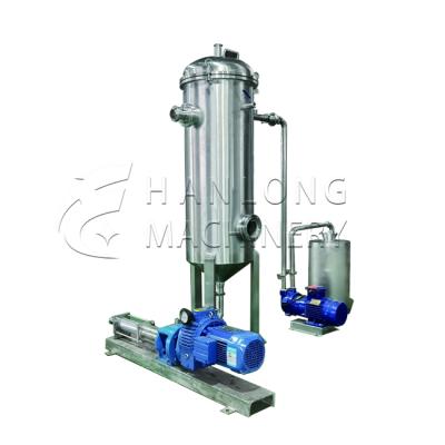 China Snack Plant Fruit Juice Vacuum Deaerator / Peeling And Degassing Machine for sale