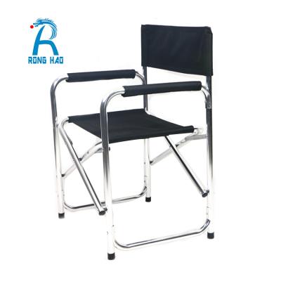 China Modern Cheap Easy To Collect Lightweight Aluminum Folding Director Chair For Beach Fishing for sale