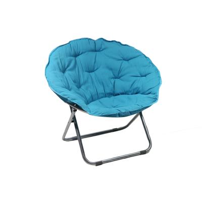 China Modern Moon Chair Outdoor Folding Deck Chair Sofa Chair Portable Lazy Chair Simple for sale