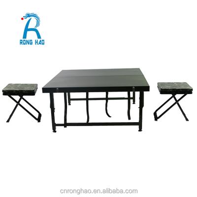 China Modern Lightweight Compact Military Garden Furniture Outdoor Aluminum Picnic Folding Portable Camping Table for sale