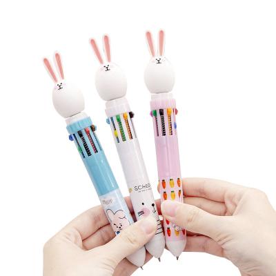 China Normal Sale Pen Good Ten Plastic Unicorn - Color Ballpoint Pen for Office and Gift for sale