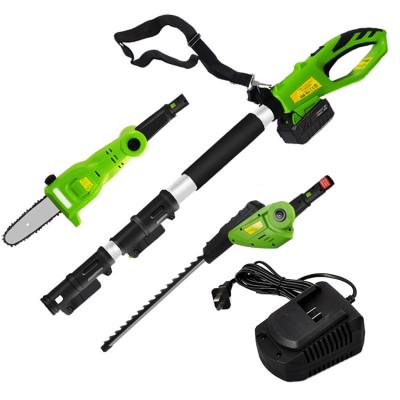 China Cordless Electric Rechargeable Hand Grass Cutter Lithium Battery Garden Tools Cordless Power String Trimmer for sale