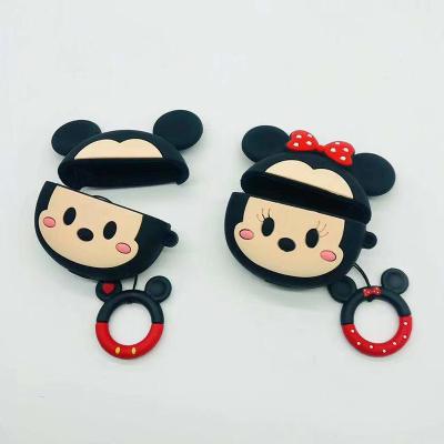 China For hot custom soft wireless earphone carrying case soft silicone earphone seller earphone case cartoon for sale