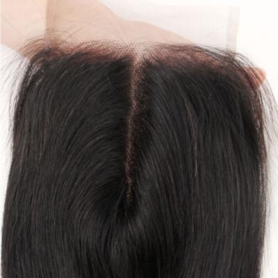 China Wholesale Grade 10A Silky Straight Wave Straight Weave Bundles With 5x5 Closure Lace Up Part Closure With 100% Brazilian Hair Extensions for sale