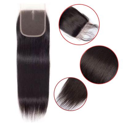 China Silky Straight Wave High Quality Raw Cuticle Aligned Brazilian Human Hair 100 Virgin Hair Straight 3 Bundles With Lace Frontal Closure for sale