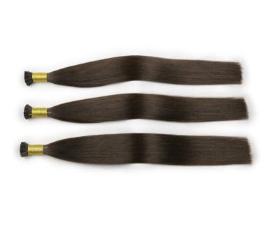 China Manufacture Direct Selling 100% Virgin Remy Hair Cuticle Aligned Tangle Free I Tip Hair Extensions for sale