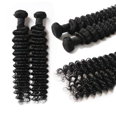 China Unprocessed Raw Water Wave Unprocessed Virgin Cuticle Aligned Deep Wave Human Hair Braided Wig Hairpiece for sale