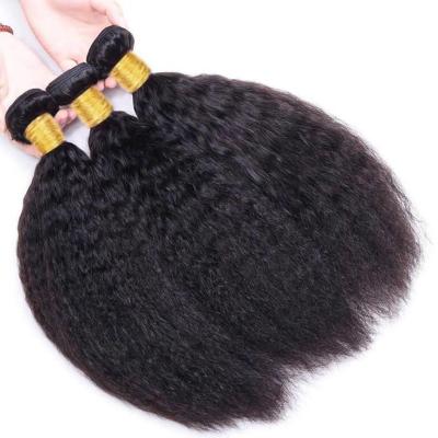 China Unprocessed Kinky Curl Cuticle Aligned Curly Straight 12A Virgin Brazilian Hair Bundles Raw for sale