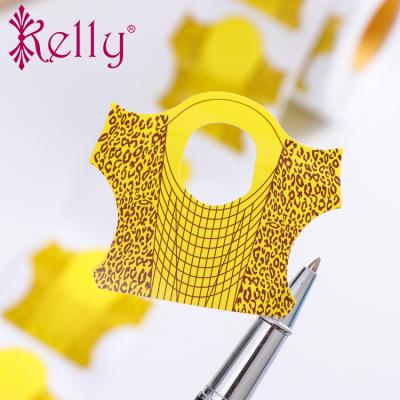 China Self Adhesive Nail Art Guide Form Gel Nail Extension Tip Nail Forms Extension 500 PCS Nail Forms Nail Guide Stickers for sale