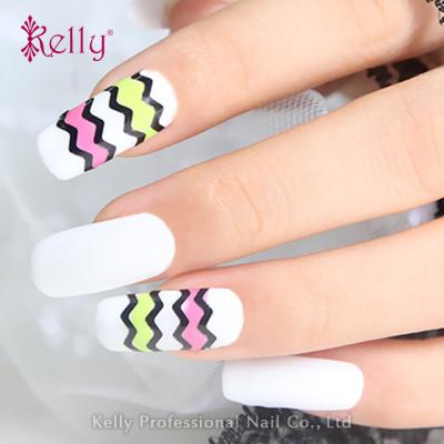 China Self Adhesive 6 Colors Wave Striping Line Art Tape Sticker Nail Art Decoration for sale