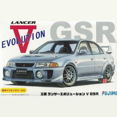 China DIY V GSR Model Car Kit 4968728039190 ID-100 Mitsubishi Lancer Evolution With Window Chassis Model Car Masking Kit for sale