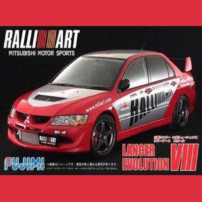 China DIY Model Car Kit 4968728038179 ID-148 Mitsubishi Lancer Evolution VIII RALLIART Model Car Kit for sale