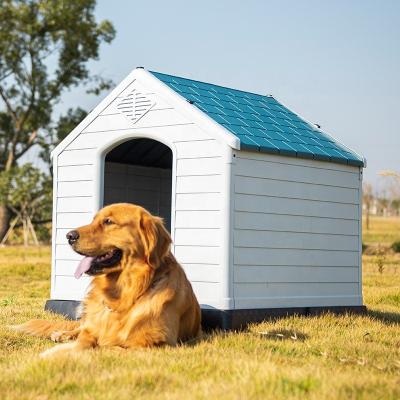 China Best Quality Outdoor Waterproof Large Dog Breathable Luxury Plastic Pet House Cages Dog Houses Large Kennel Pet Cages for sale