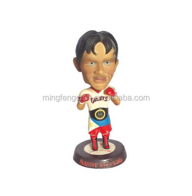 China America Birthday Gift Personalized Polyresin Shake Head Team With Sport Shake Head for sale