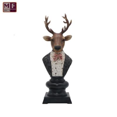 China New Product Polyresin Wholesale Garden Decorative Deer Statue From USA for sale