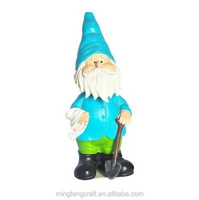 China Handmade Europe Polyresin Garden Gnome Statues for sale